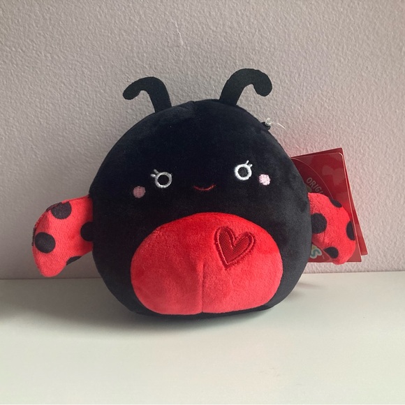 Squishmallows Other - New Ladybug Mini Squishmallow with Heart